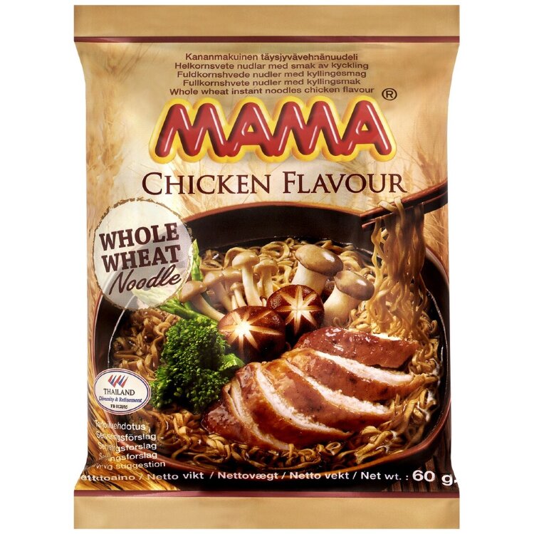 Mama Eastern Style Chicken Flavored Whole Grain Noodle 60g