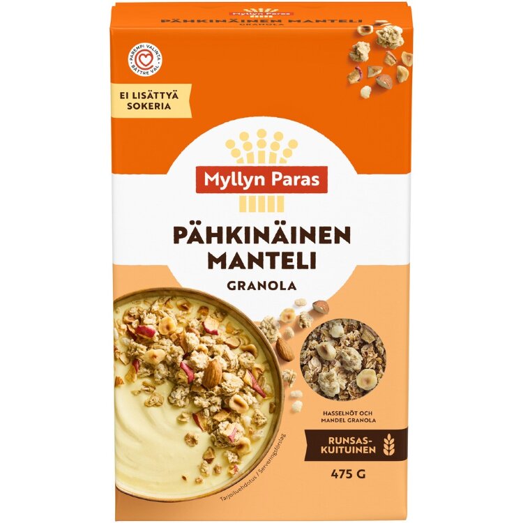 Myllyn Paras Nutty Almond Granola 475g