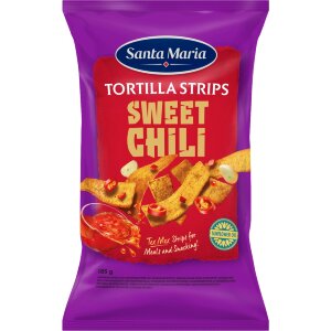 Santa Maria 185g Tortilla Strips Sweet Chili - Corn Tortilla Chips