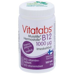 Vitatabs B12 1000 µg Apple 100 tablets