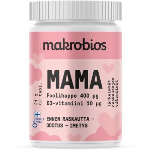 Makrobios Mama Folic Acid + Vitamin D 60 tablets