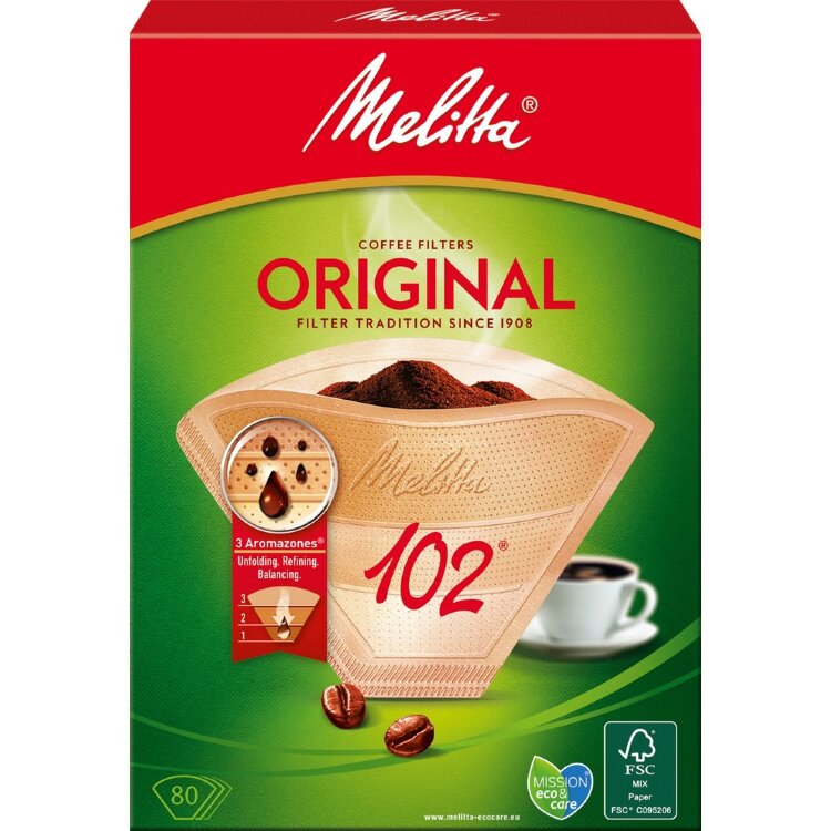Melitta 102/80 Brown Filter Paper