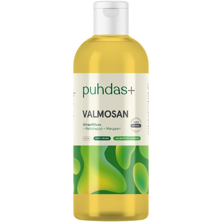 Puhdas+ Valmosa Lactic Acid And Manganese Citrate Solution 250 ml