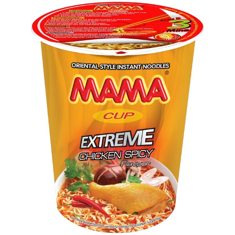 Mama Cup Eastern Spicy Chicken Flavored Cup Noodles 70g