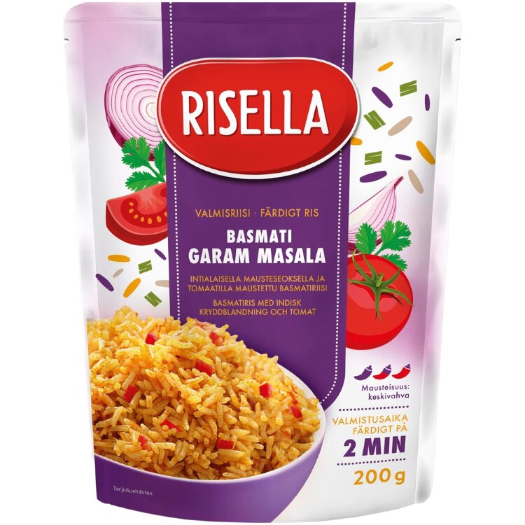 Risella Ready-to-Eat Basmati Rice Garam Masala 200g