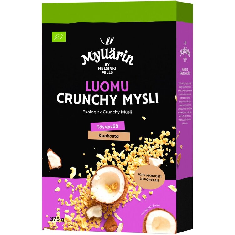 Myllärin Organic Crunchy Muesli 375 g