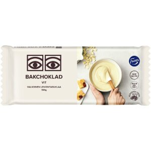 Fazer Ögon White Baking Chocolate 100g