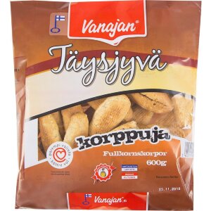 Vanajan Whole Grain Rusk 600g