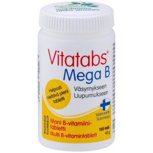 Vitatabs Mega B Multi B-Vitamin Tablet 150 Tabs