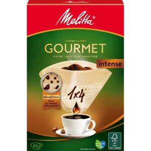 Melitta 1x4/80 Gourmet Intense Filter Paper