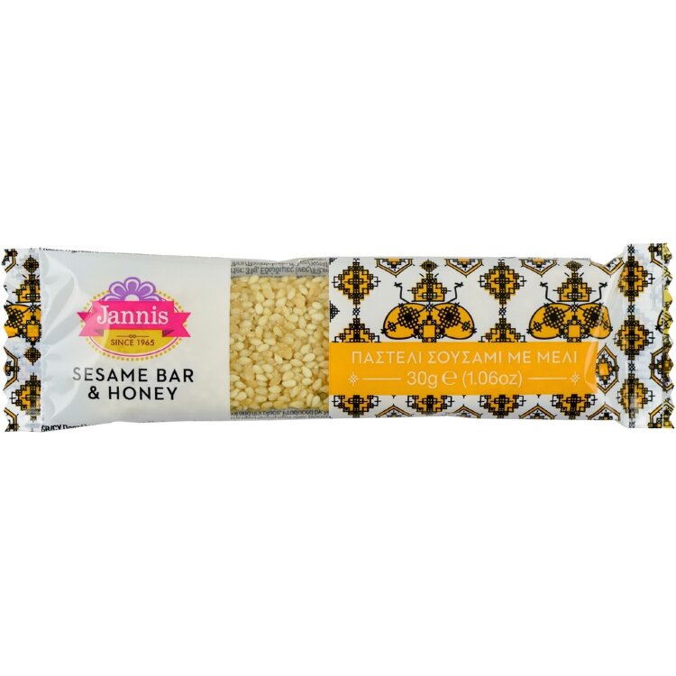 Jannis Honey Sesame Bar 30g