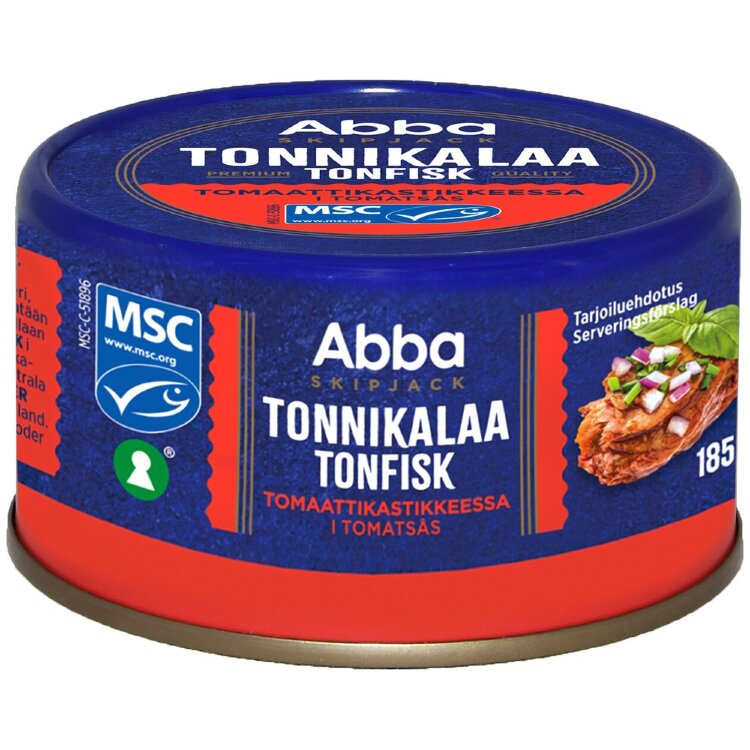 Abba MSC Tuna In Tomato Sauce 185g