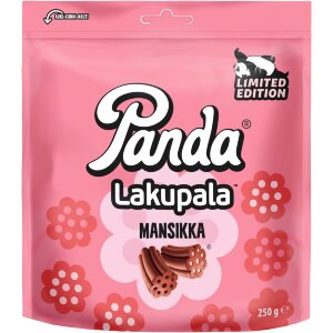 Panda Licorice Piece Strawberry Licorice 250g