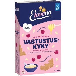 Elovena 175g Immunity Cranberry & Ginger Instant Porridge
