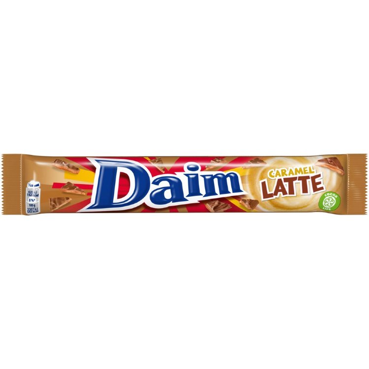 Daim Caramel latte chocolate bar 56g