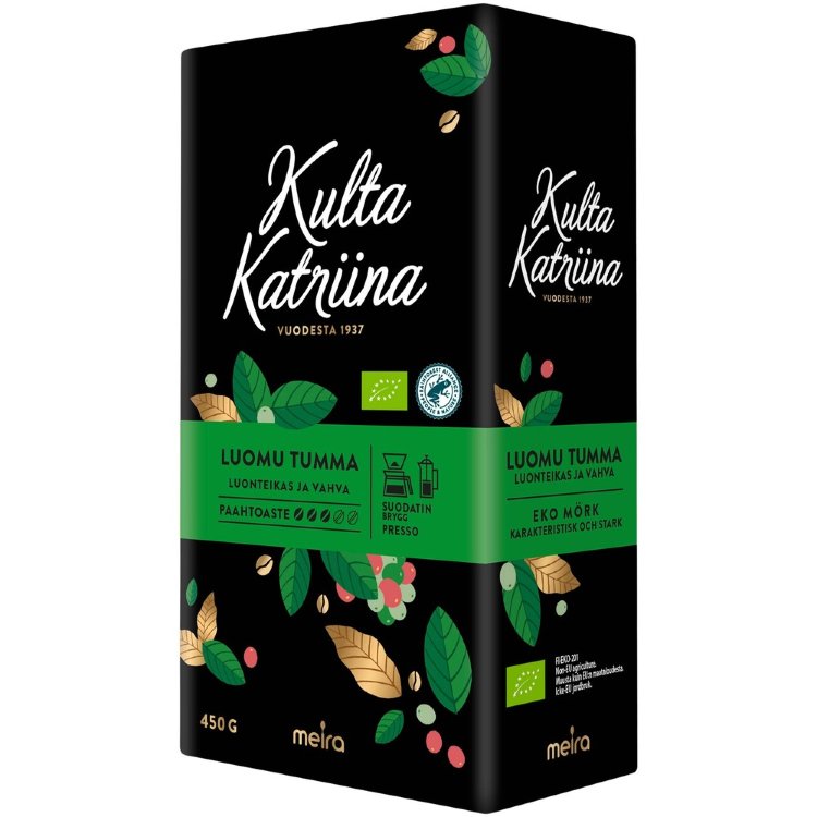 Kulta Katriina Organic Dark Roast Filter Coffee RAC 450g