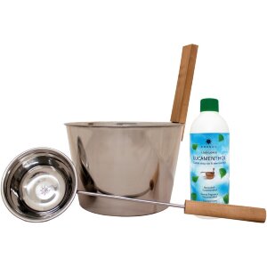 Emendo Steel Bucket and Ladle and Eucamenthol 500 ml