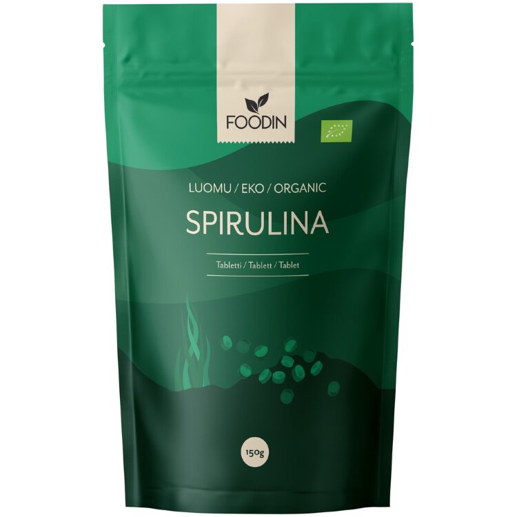 Foodin Spirulina Tablets Organic 150g