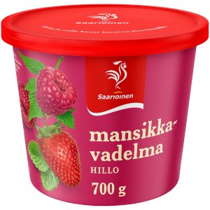 Saarioinen Strawberry-Raspberry Jam 700g