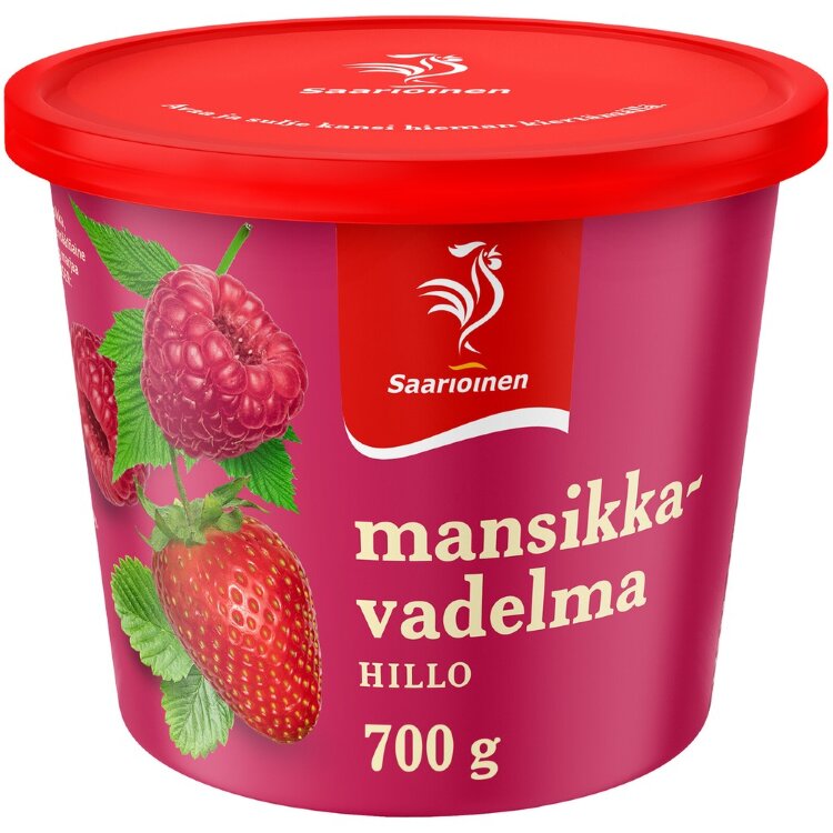 Saarioinen Mansikka-vadelmahillo 700g