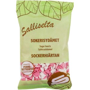 Sugar Hearts from Sallinen 100g