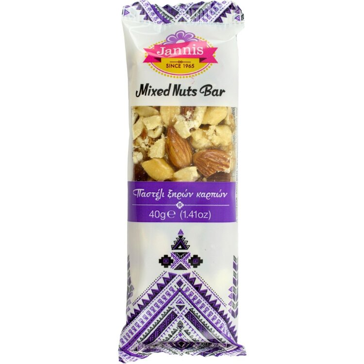 Jannis Mixed Nuts Nut Bar 40g