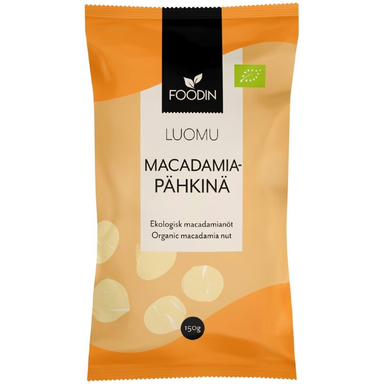 Foodin Organic Macadamia Nuts 150g