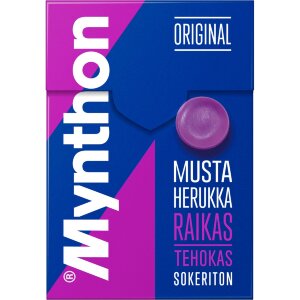 Mynthon Original Blackcurrant Sugar-Free +C Throat Lozenge 85g
