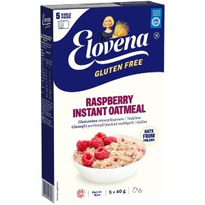Elovena 200g Gluten-Free Raspberry Instant Porridge