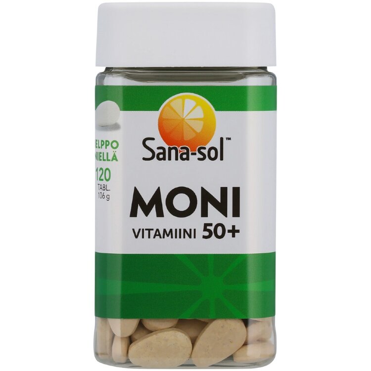 Sana-sol 50+ Multivitamin Multivitamin-Mineral Tablet Supplement 120tbl
