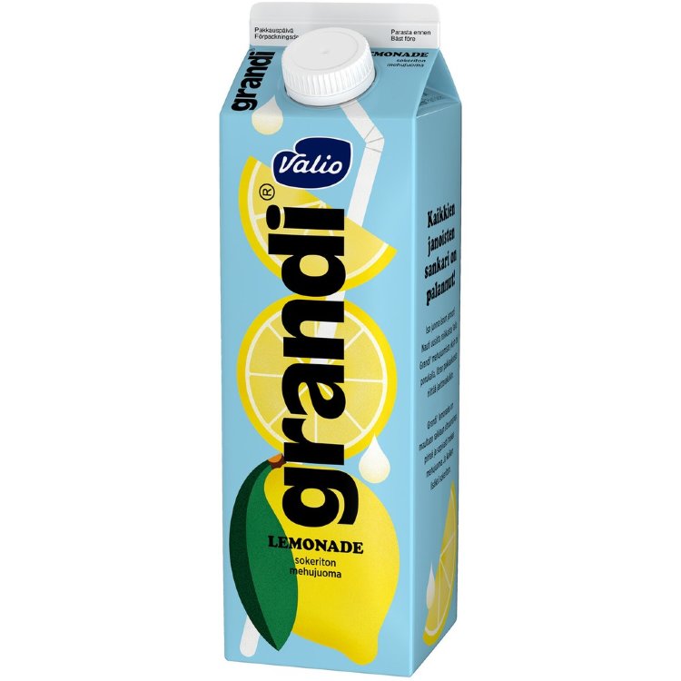 Valio Grandi® Lemonade 1 l Sugar-Free Juice Drink