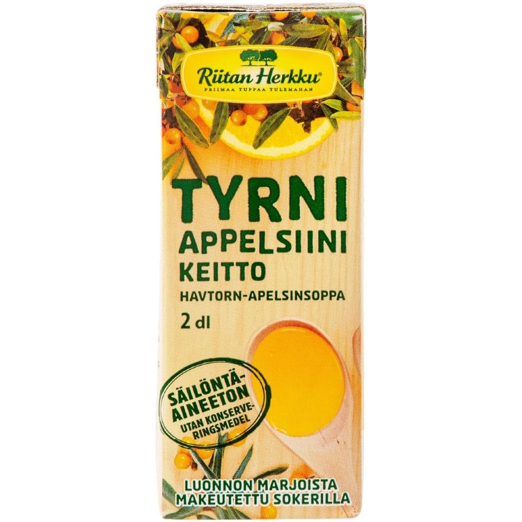 Riitan Herkku Sea Buckthorn-Orange Soup 2 dl