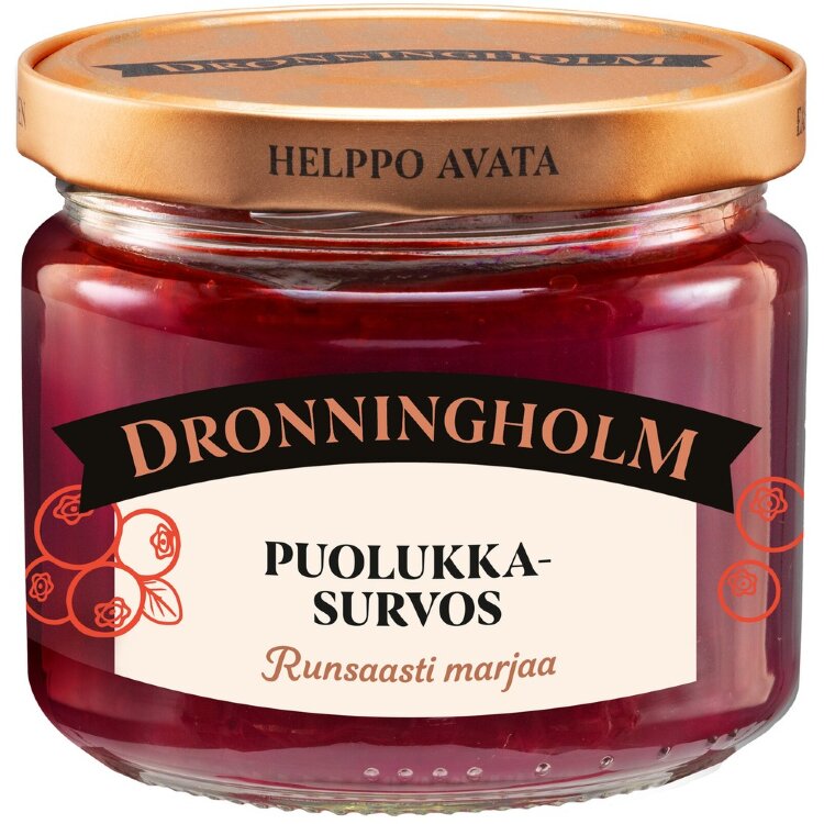 Dronningholm Puolukkasurvos 280 g