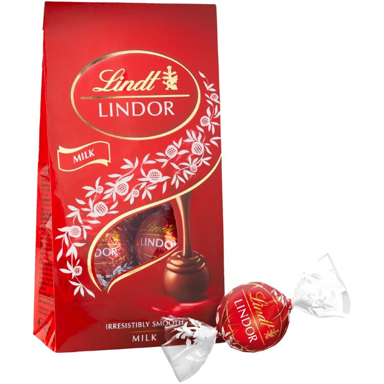 Lindt LINDOR Milk Filled Milk Chocolate Truffle 137g