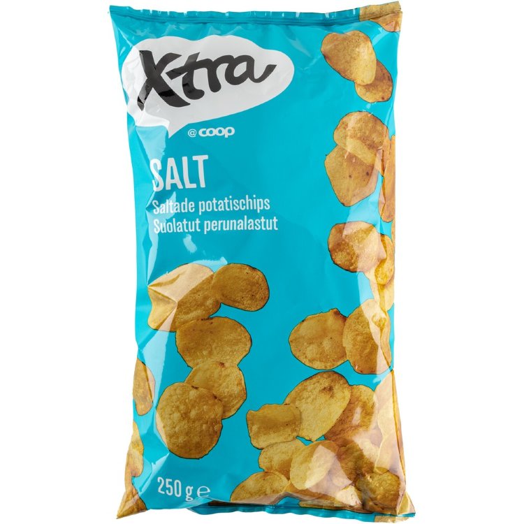 Xtra Salted Potato Chips 250 g