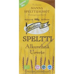 Birkkalan Tila Organic Spelt Semolina Whole Grain 800g