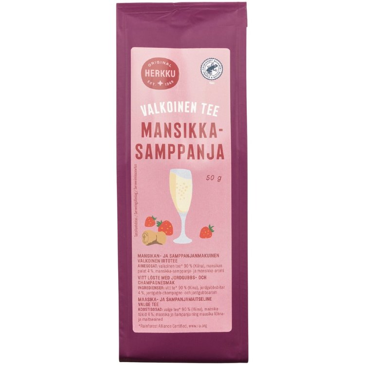 Delicious White Tea Strawberry-Champagne 50 g