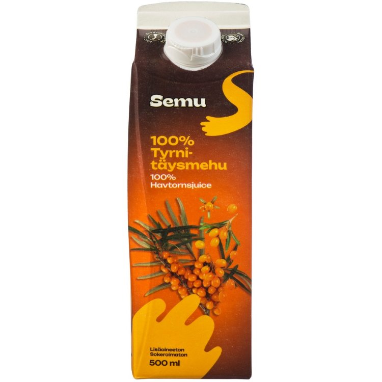 SEMU Sea Buckthorn Pure Juice 100% 500ml