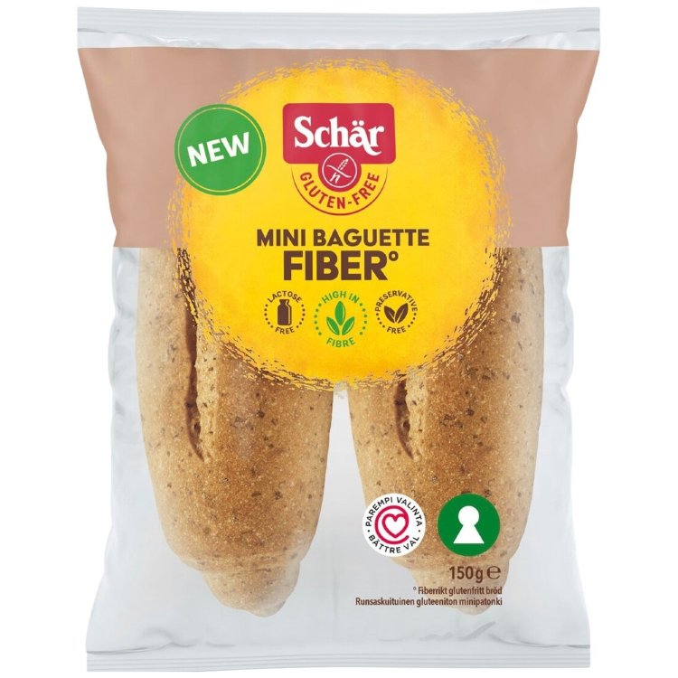 Schär Mini Baguette Fiber 150g/2pcs