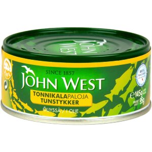 John West Tuna Pieces in Sunflower Oil 145/95g
