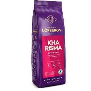 Löfbergs Kharisma Bean Coffee 400 g Rainforest Alliance