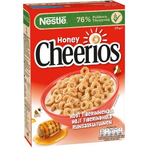 Nestlé Cheerios 375g Honey Crunchy Whole Grain Cereal and Honey