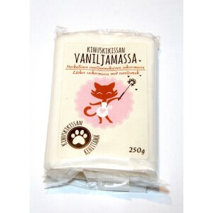 Kinuskikissa Vanilla Flavored White Fondant 250g