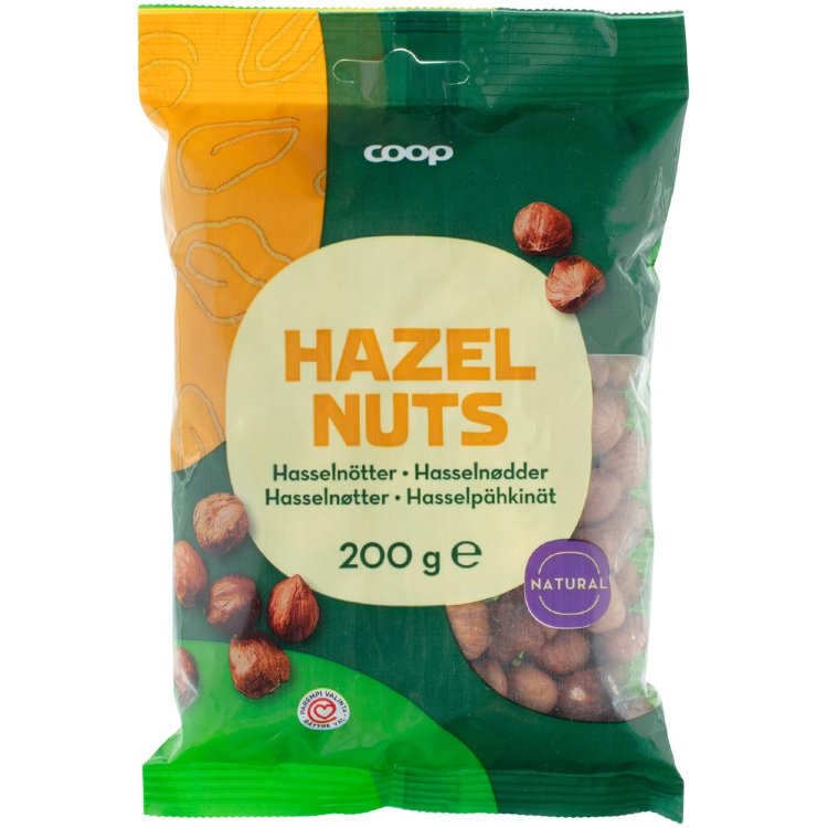 Coop Hazelnuts 200 g