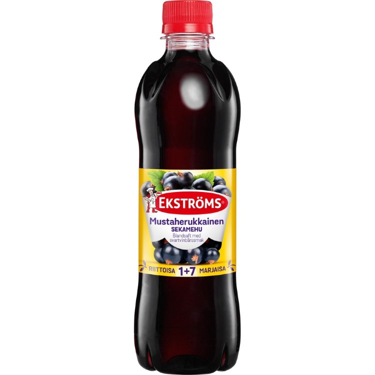 Ekströms Blackcurrant Mixed Juice Concentrate 0.5l