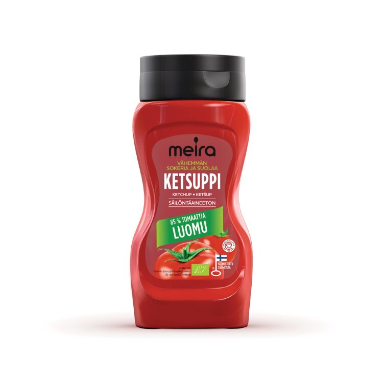 Meira Organic Ketchup Less Sugar And Salt 250g