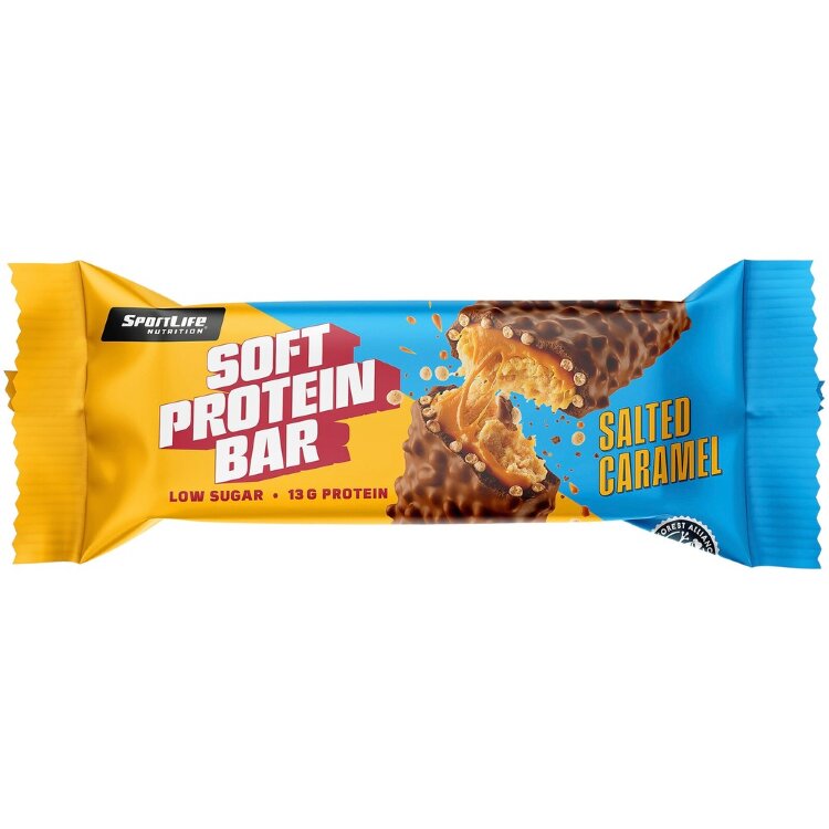 SportLife Nutrition Soft Protein Bar 45g Salted Caramel Protein Bar