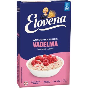 Elovena 210g Raspberry Instant Porridge