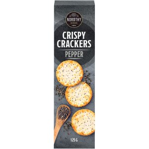 Nordthy Crispy Crackers Pepper 125g