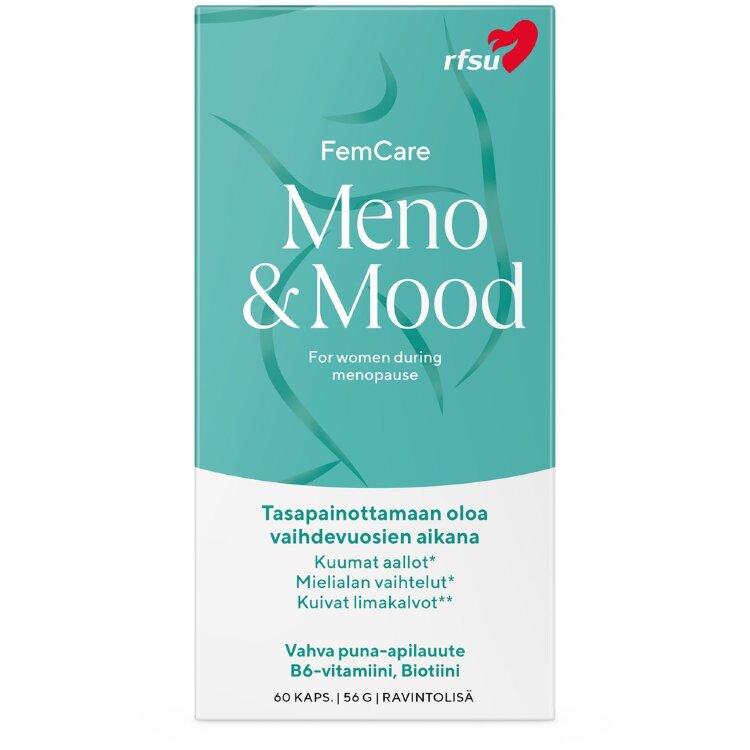RFSU Meno & Mood 60 pcs Dietary Supplement for Menopause Symptoms
